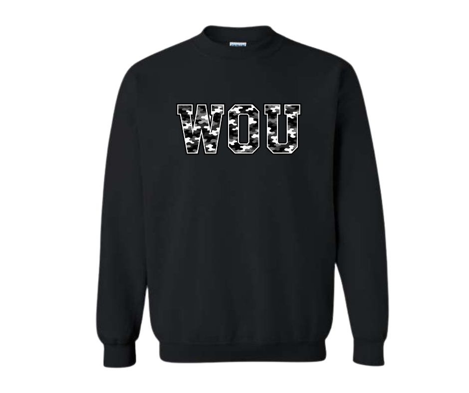 Camo Logo Crew