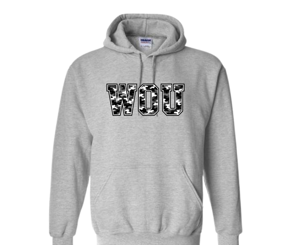 Camo Logo Crew Hoodie